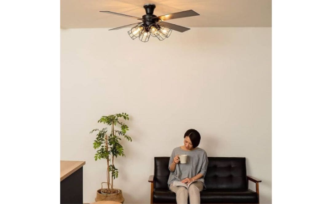 ☆インダストリアルシーリングファン 6灯付き