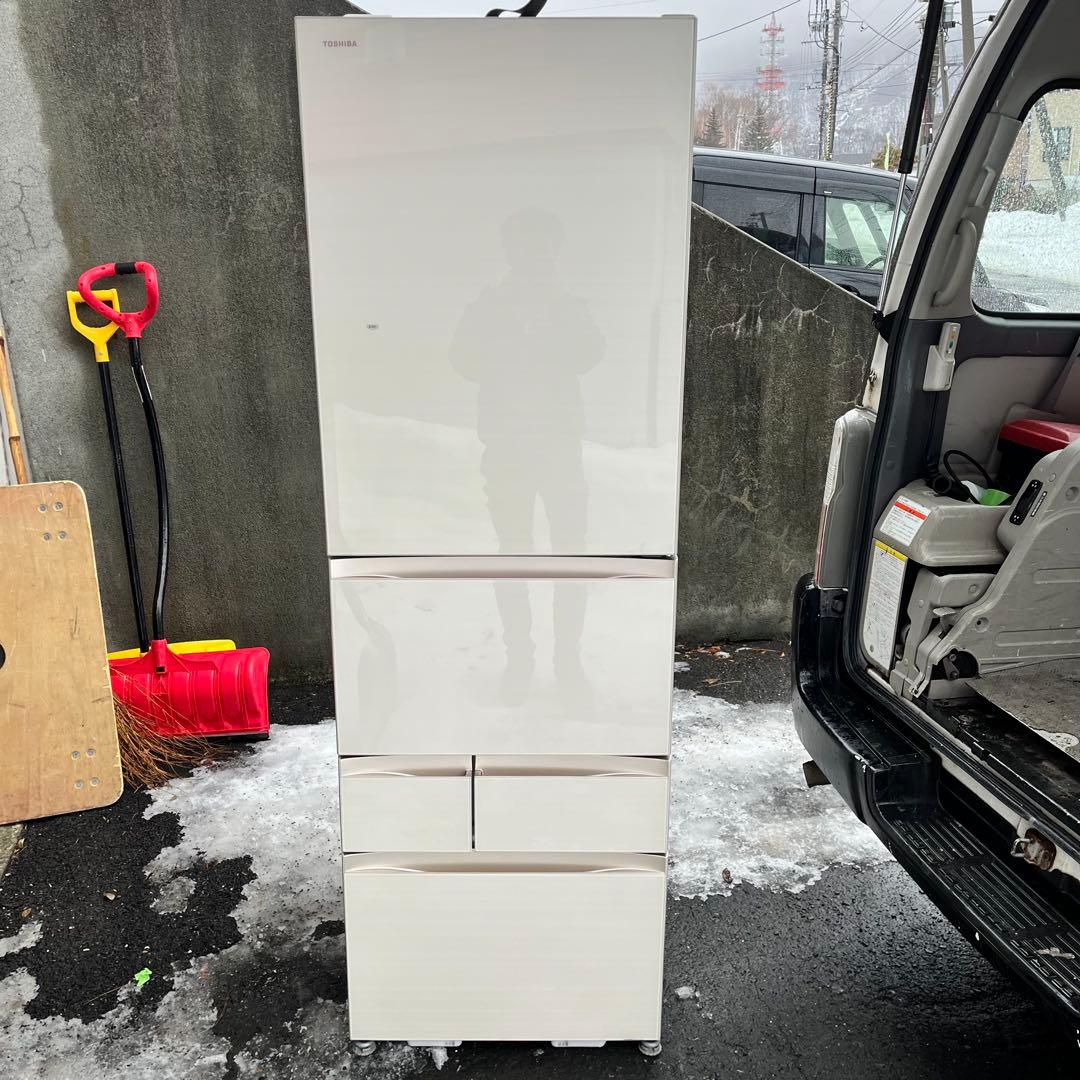 冷蔵庫・冷凍庫 Toshiba VEGETA GR-R470GW 東芝 TOSHIBA GR-R470GW-XK 冷蔵庫 VEGETA（ベジータ）GWシリーズ