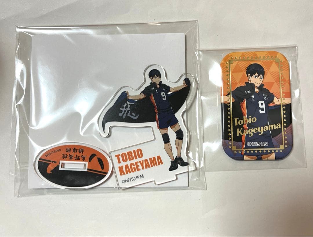 ハイキュー セブンネット 横断幕 アクリルスタンド スクエア缶バッジ