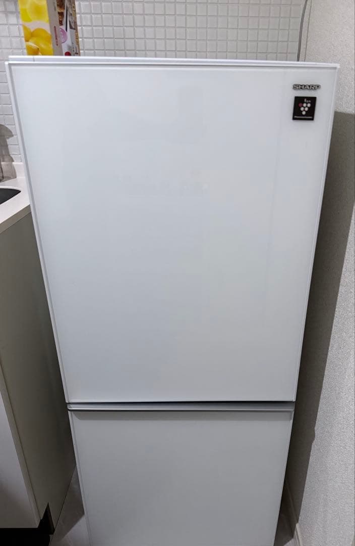 シャープノンフロン冷凍冷蔵庫SJ-GD14C-W SHARP プラズマクラスター搭載 冷蔵庫 SJ-GD14C-W シャープ