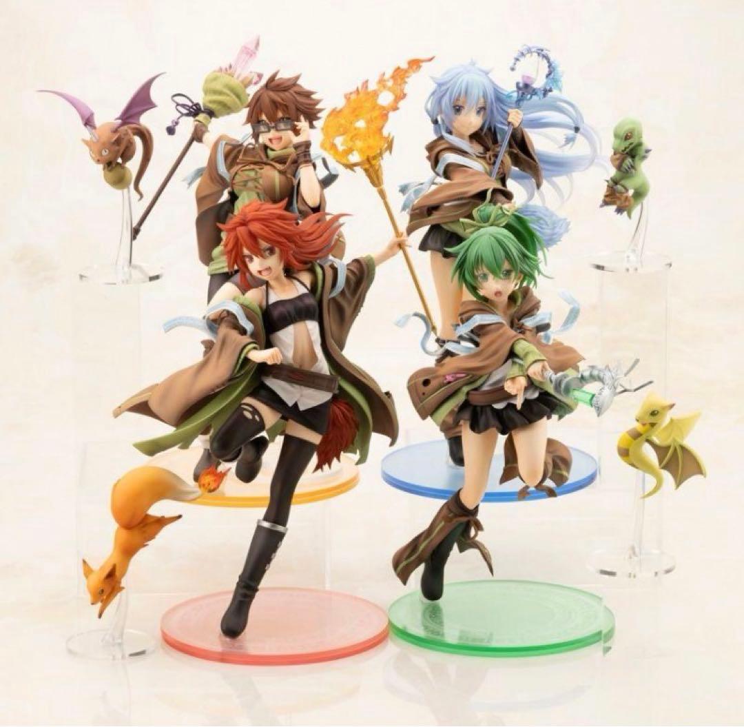 遊戯王　霊使い　フィギュア　セット　エリア　ウィン　ヒータ　アウス 遊戯王 霊使い フィギュアセット - 特典付き- ウィンエリアヒータ