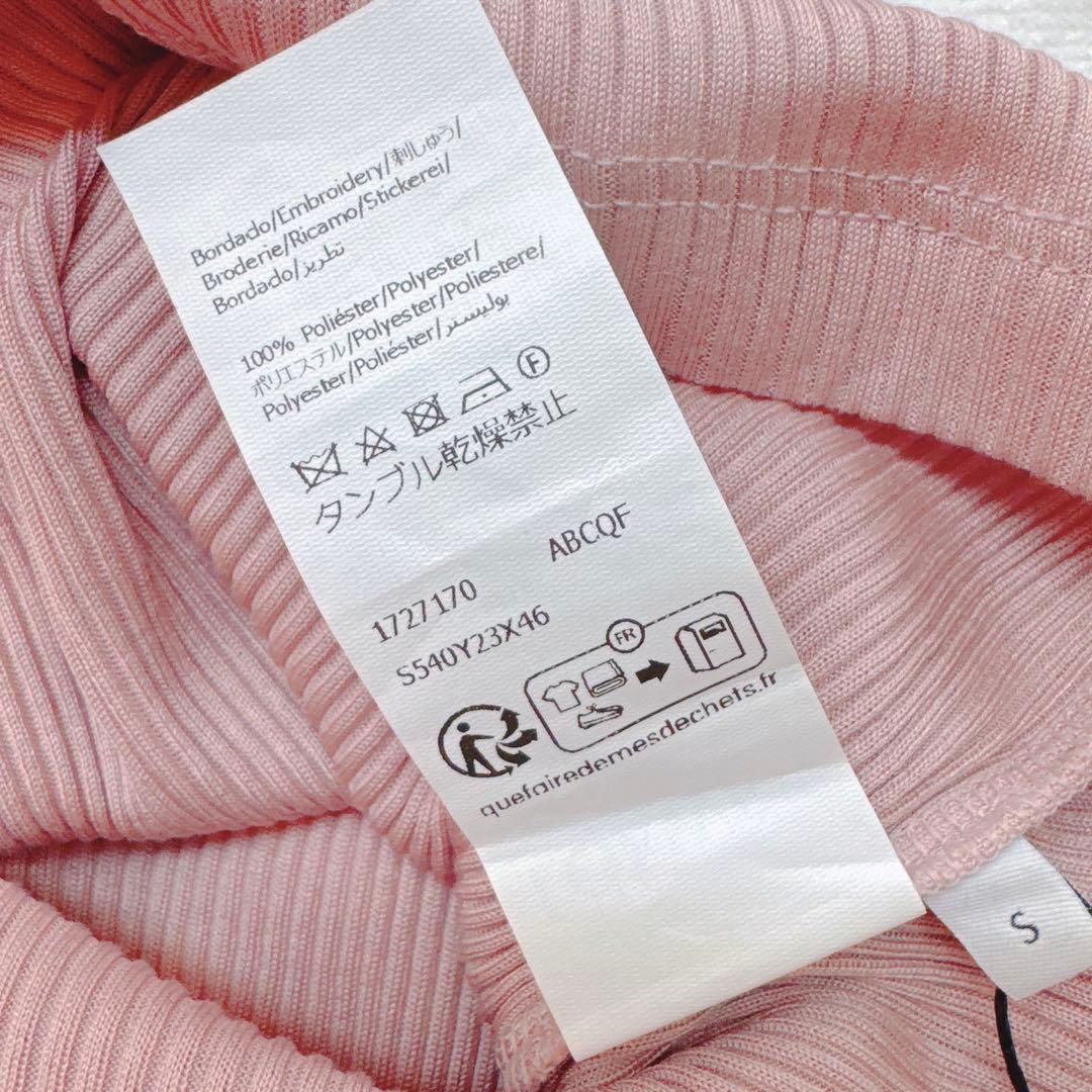 そ*ら様 2025SS ロエベ loewe アナグラムタンクトップ シルク ピン