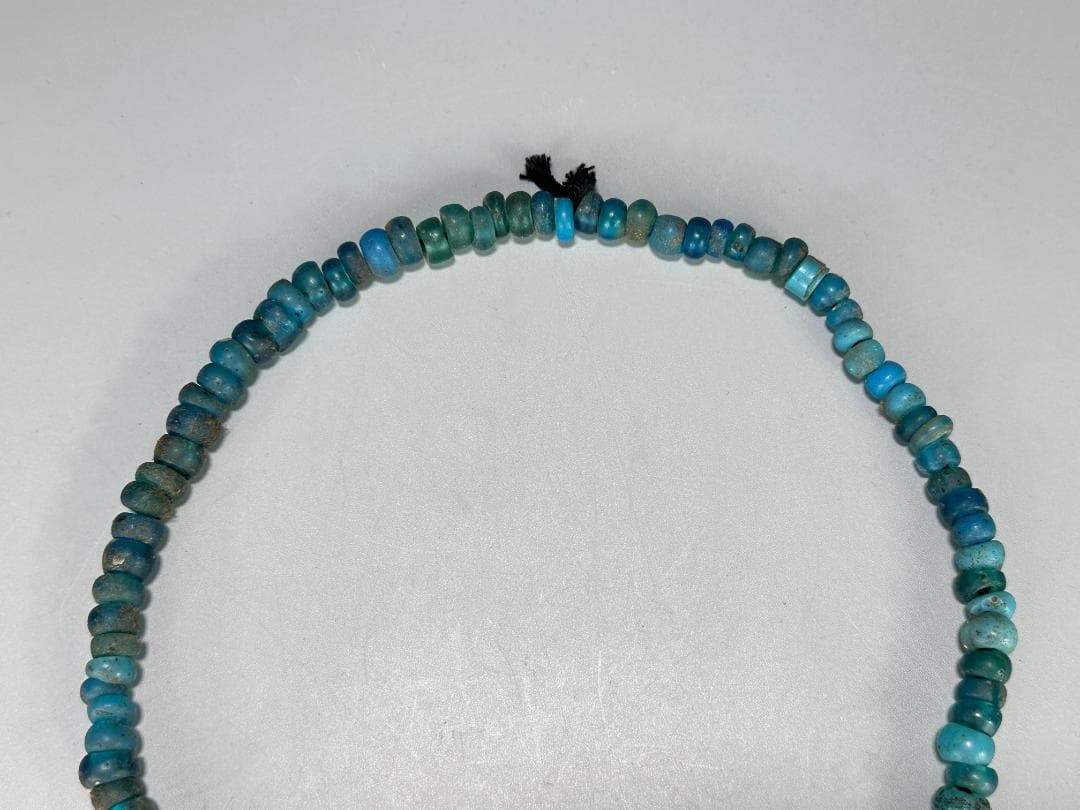 アイヌ美術 タマサイ 首飾り 念珠 アイヌ 時代品 とんぼ玉 ガラス玉