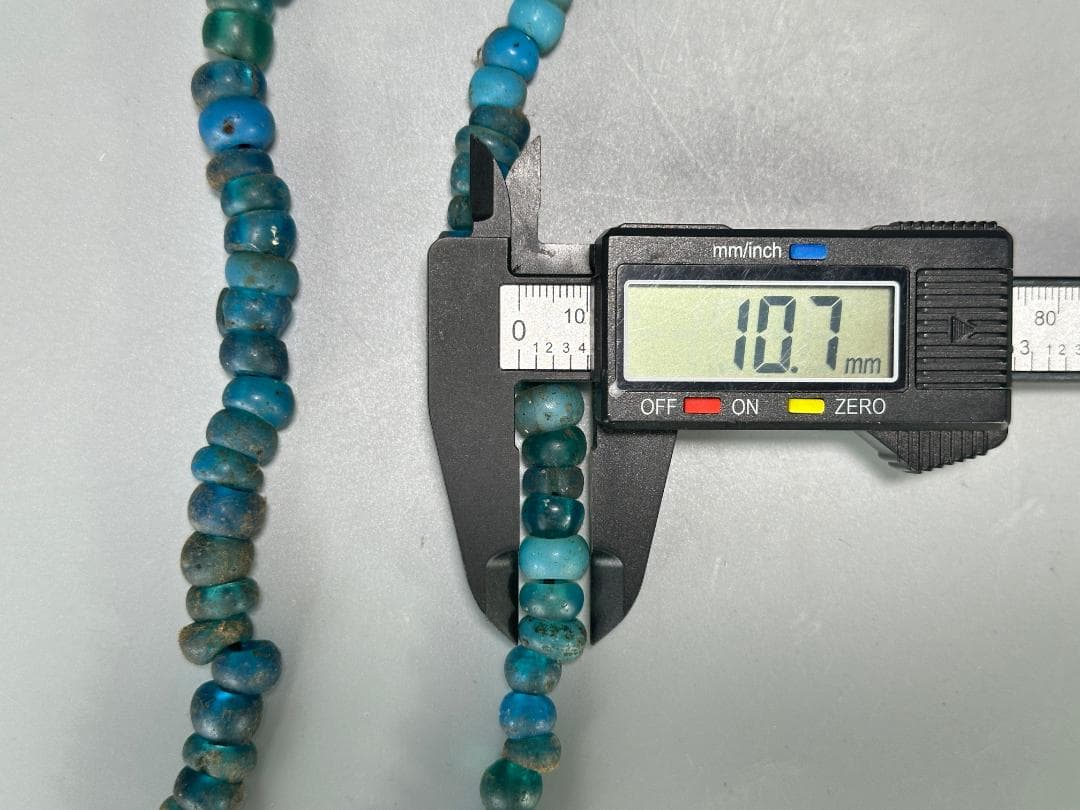 アイヌ美術 タマサイ 首飾り 念珠 アイヌ 時代品 とんぼ玉 ガラス玉