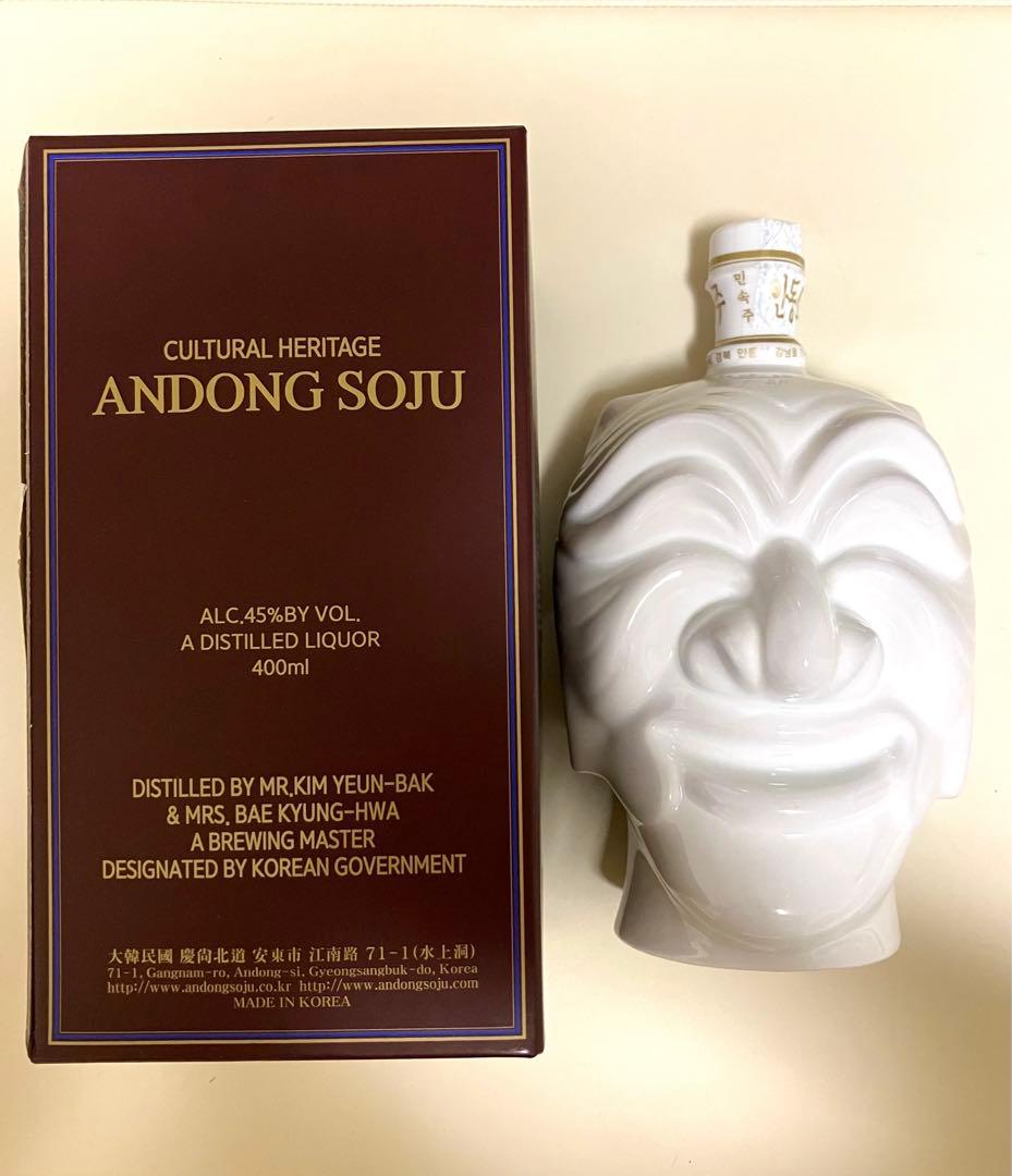 未開封」韓国焼酎 本格焼酎 安東焼酎 400ml - メルカリ