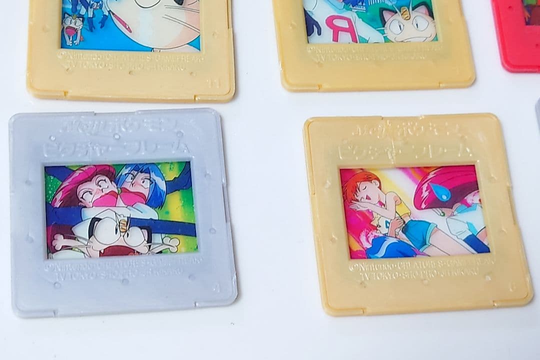 明治Meiji ポケモンビスケット 金銀ピクチャーフレーム 6枚まとめ売り