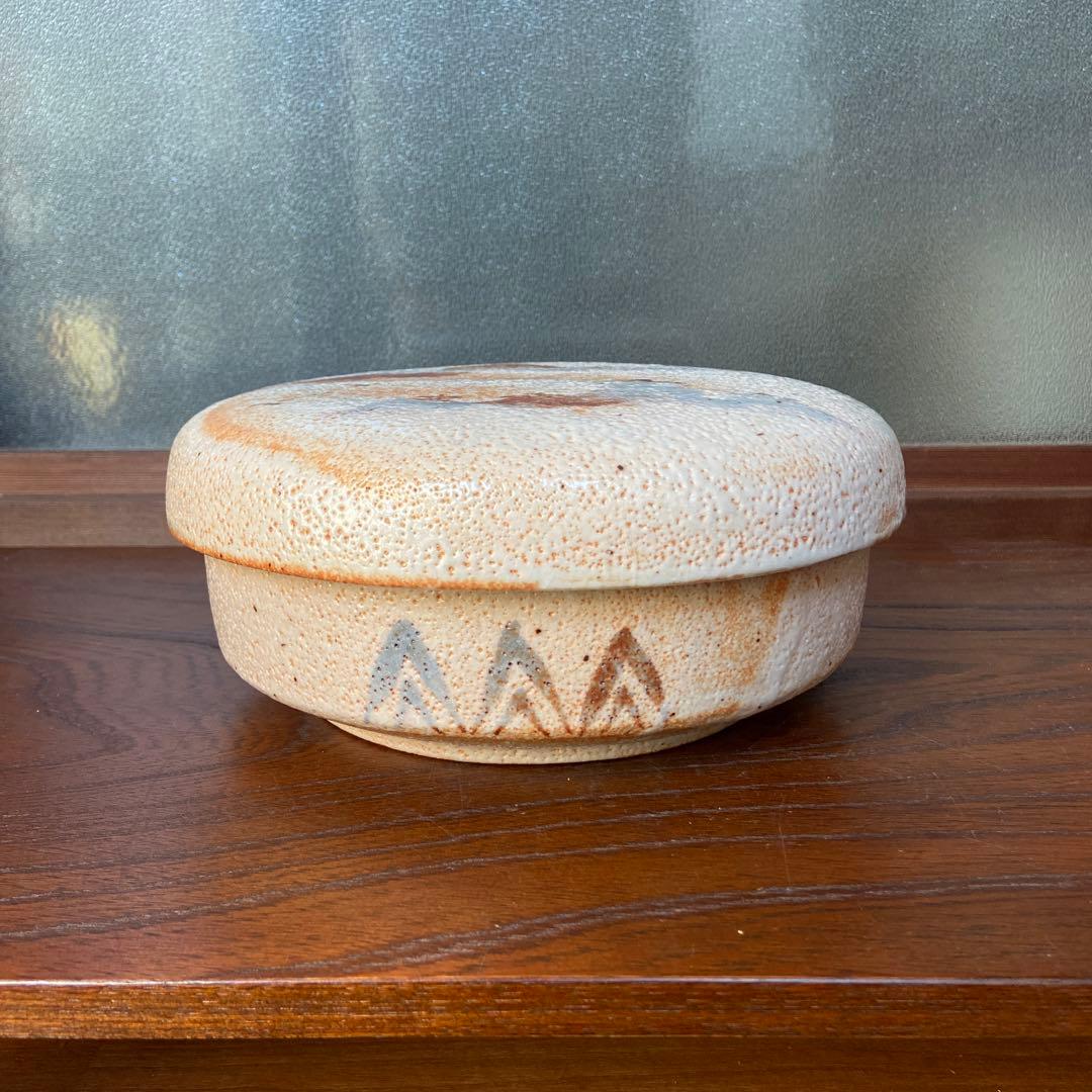 加藤光右衛門作志野食籠