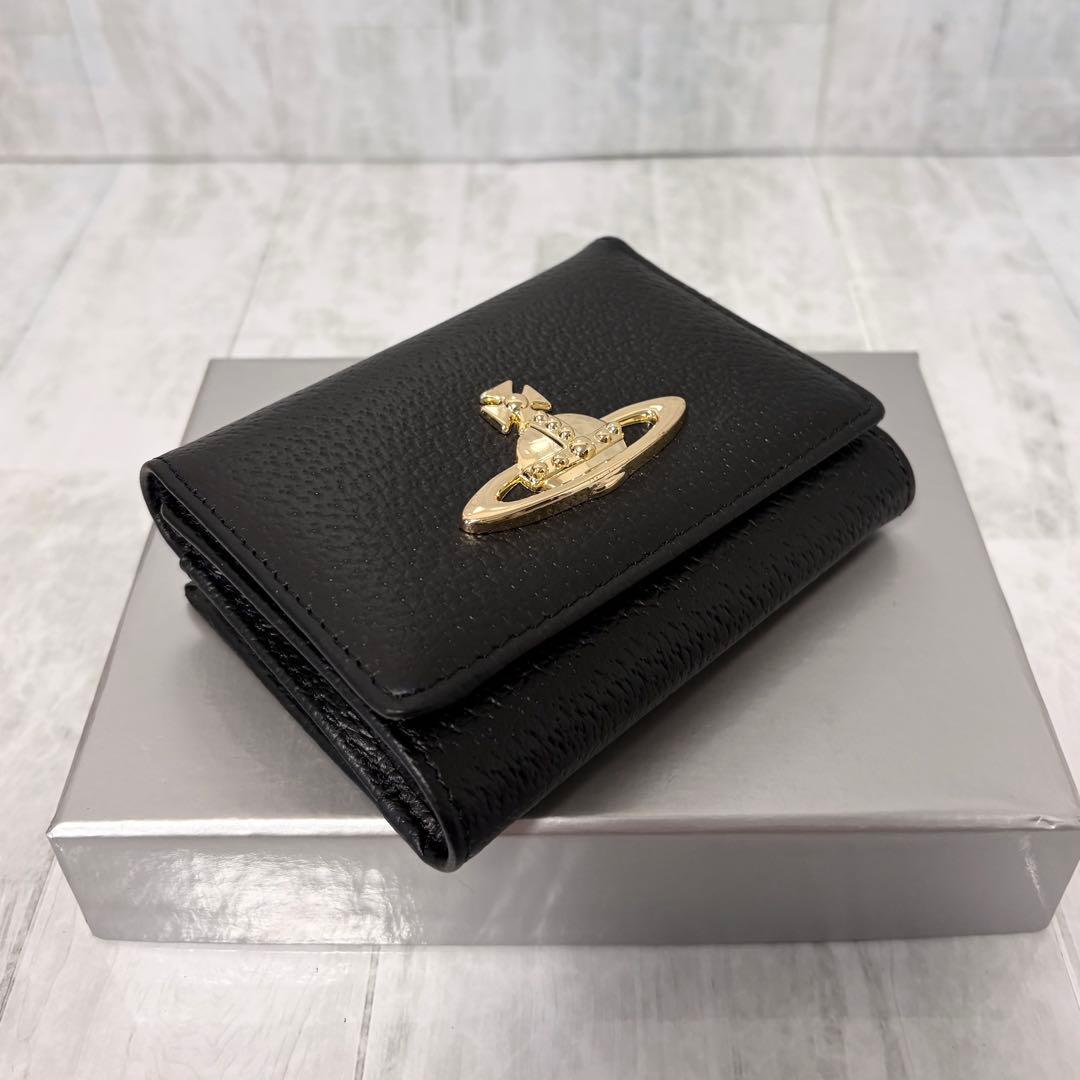 Vivienne Westwood 3つ折り財布 / エレガントブラック - メルカリ