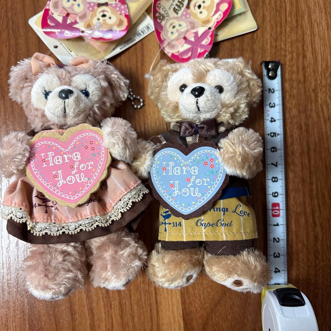 東京ディズニーシー ダッフィ&シェリーメイ ぬいぐるみバッジ