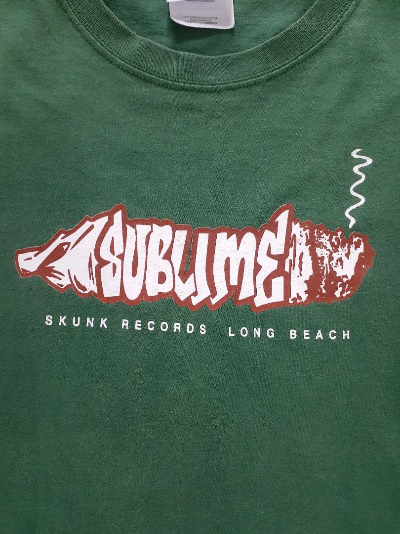 00s vintage HANES SUBLIME SKUNK Tシャツ L