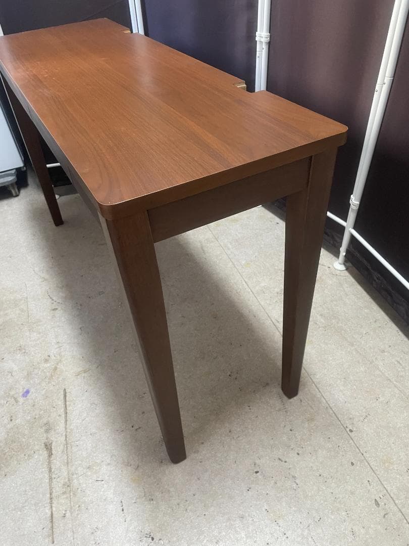 ベルメゾン 奥行きが選べるパソコンデスク ダークブラウン ウォルナット