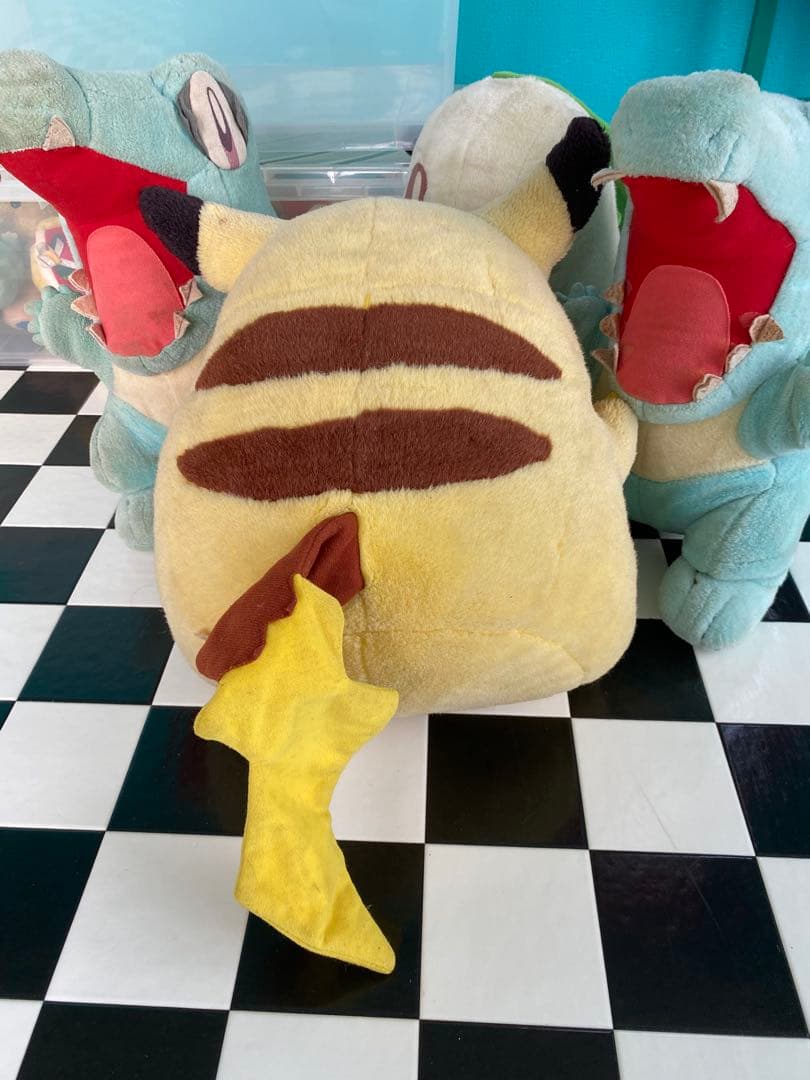 TOMY ポケモン おっきなサイズのワニノコ ピカチュウチコリータ
