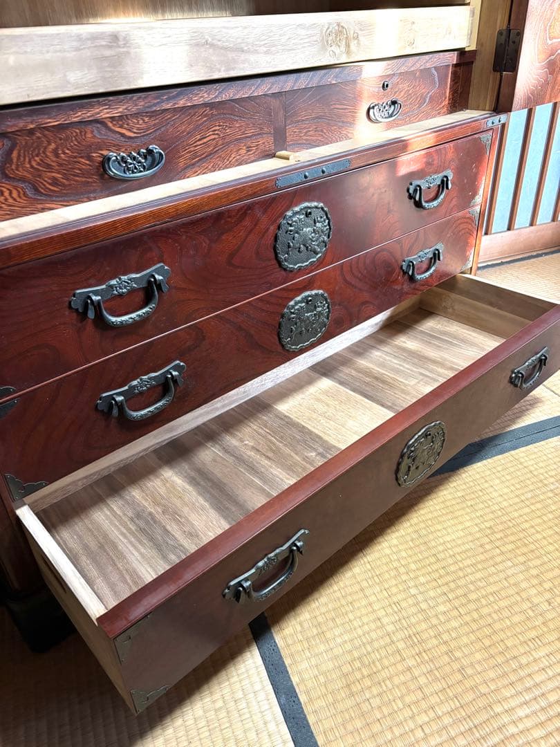 和箪笥 着物収納 桐箪笥 大型 日本製 婚礼家具 和モダン 古民家