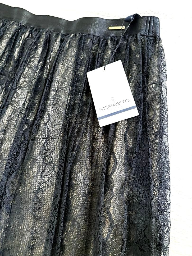 新品モラビト スペル　カタログ掲載チュールレーススカート　サイズ４０￥64900
