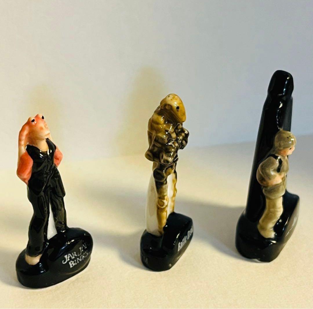 655)値下げ！レア！スターウォーズSTARWARS陶器 フェーブ6個セット