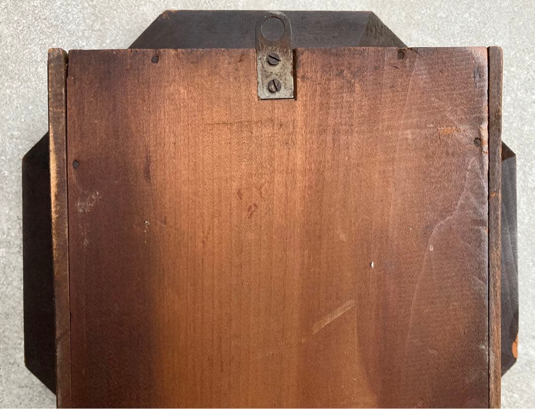 SEIKOSHA 精工舎 掛時計　アンティーク　かわいい　八角形　整備済　金縁