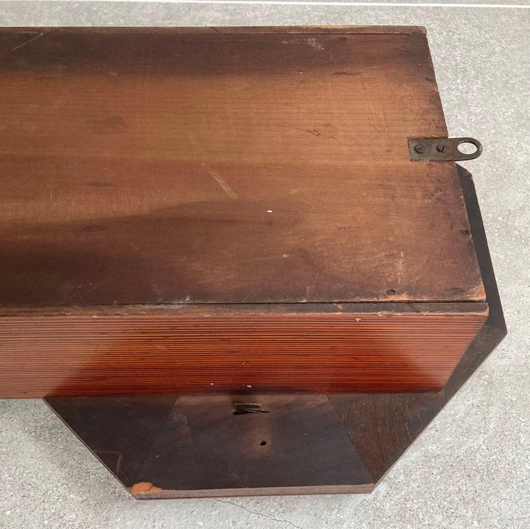 SEIKOSHA 精工舎 掛時計　アンティーク　かわいい　八角形　整備済　金縁