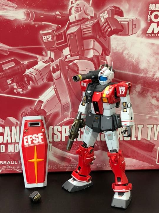 HG ジムキャノン空間突撃仕様 全塗装改修完成品 ガンプラ 1/144