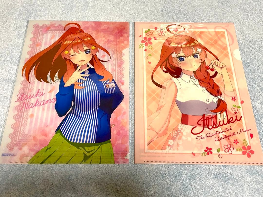 限定グッズ 五等分の花嫁 中野五月 クリアファイル他13枚セット