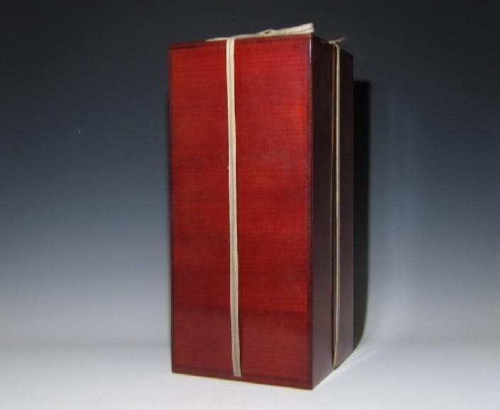 ○梅田明夫 透かし彫り亀甲壷 作品集「楓」付 全高40.5cm k447