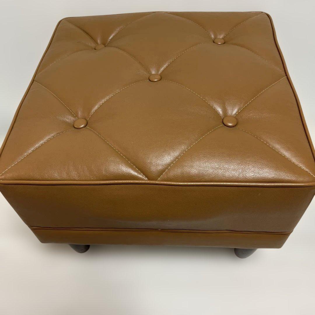 karimokuカリモク ビンテージスツール (オットマン、ソファ)訳あり 合皮