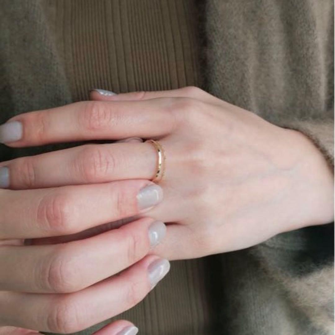 NOIR de POUPEE K10 YG リング 11号