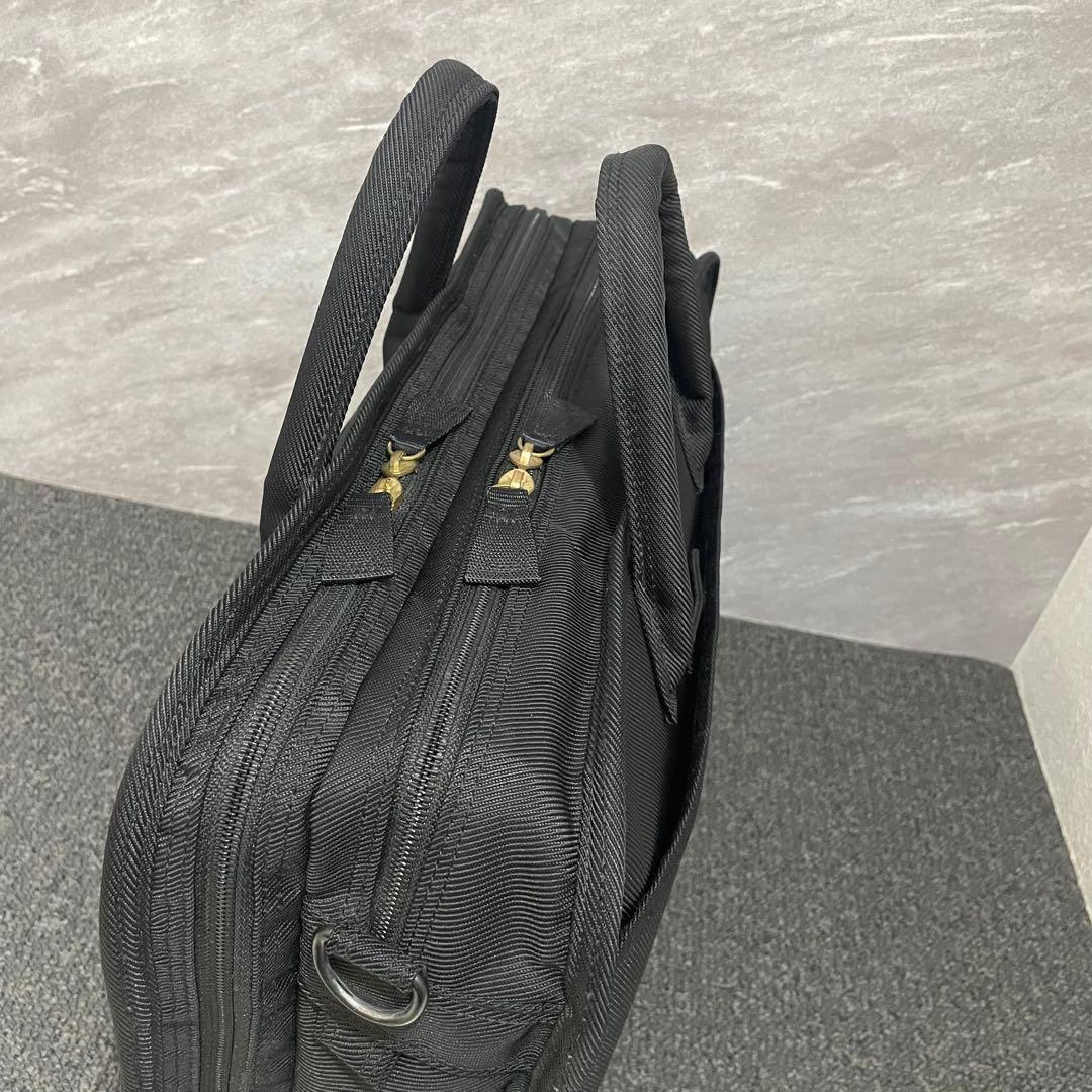 美品✨ ポーター テンション 2層式 2way 黒 ビジネスバッグ　自立