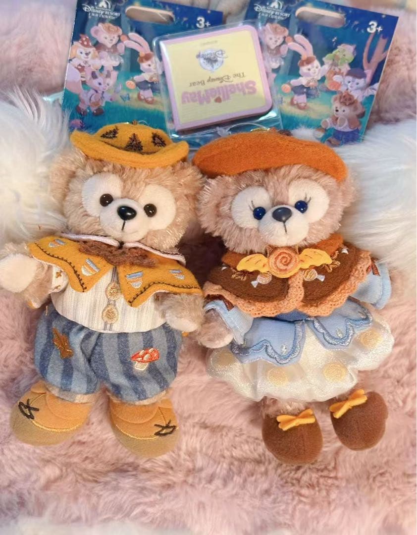 専用❗️お顔厳選　上海ディズニー　リラックス　ダッフィー シェリーメイぬいぐるみ