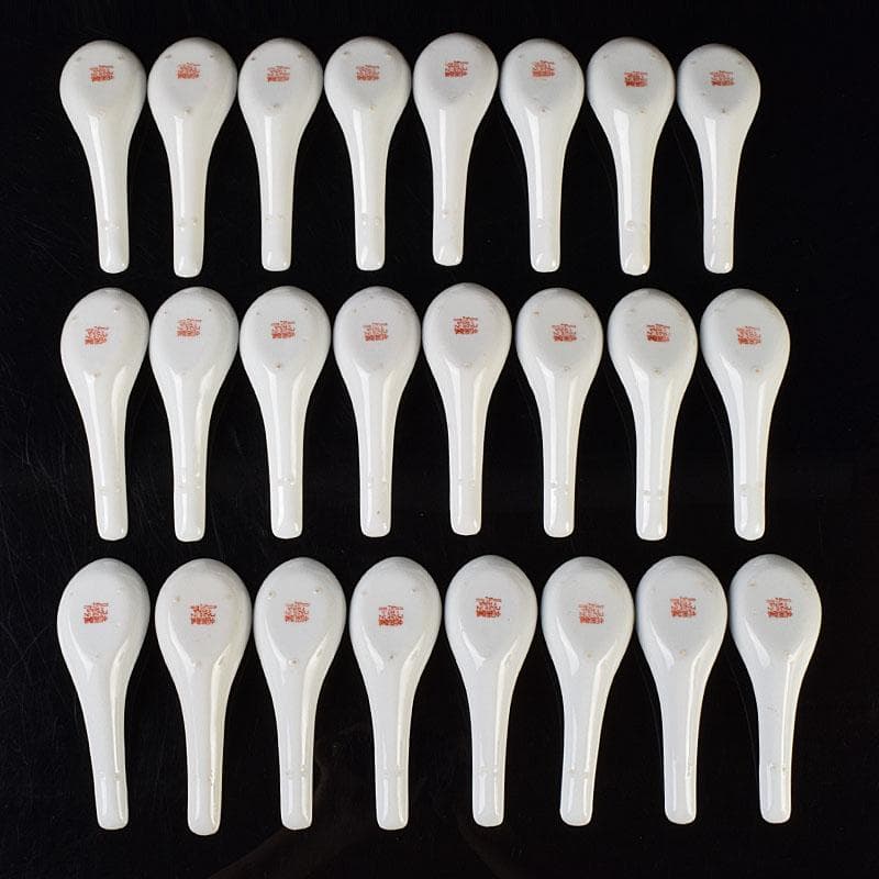 中国 景徳鎮 龍花文 レンゲ 24点まとめて C 8592 - メルカリ