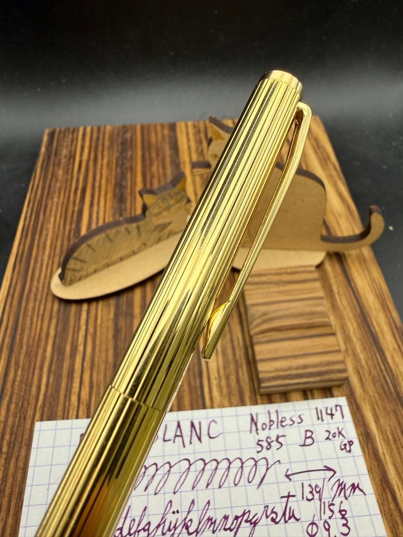 MONTBLANC 万年筆 ノブレス NO.1147 20K G.P レアB