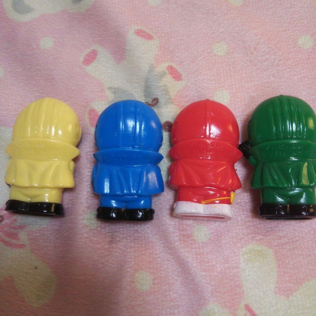 美品レアゴレンジャー指人形ミニフィギュア特撮戦隊グッズヒーローアカレンジャー