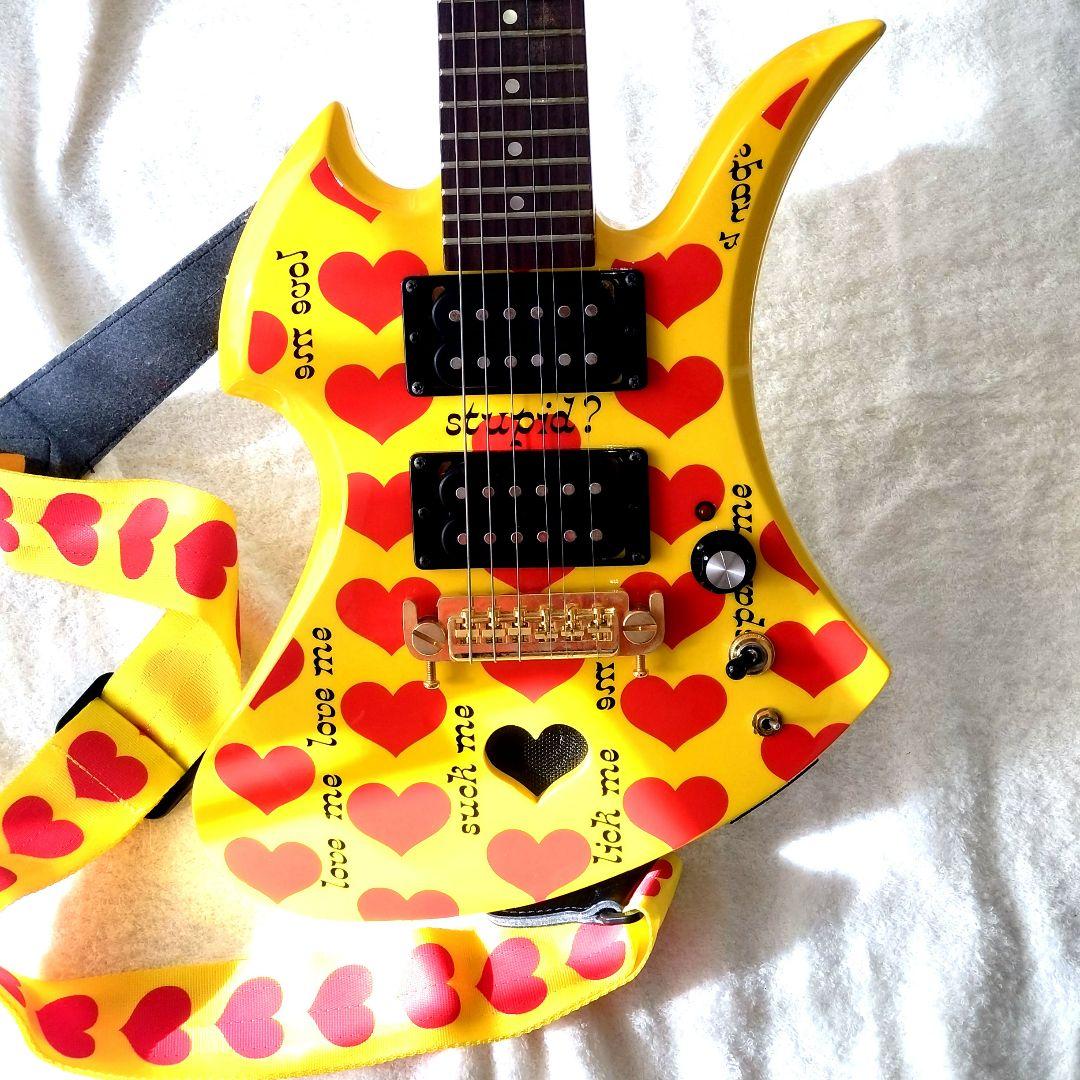 BURNY YH-JR hideモデル アンプ内蔵 モッキンバード ギター - メルカリ