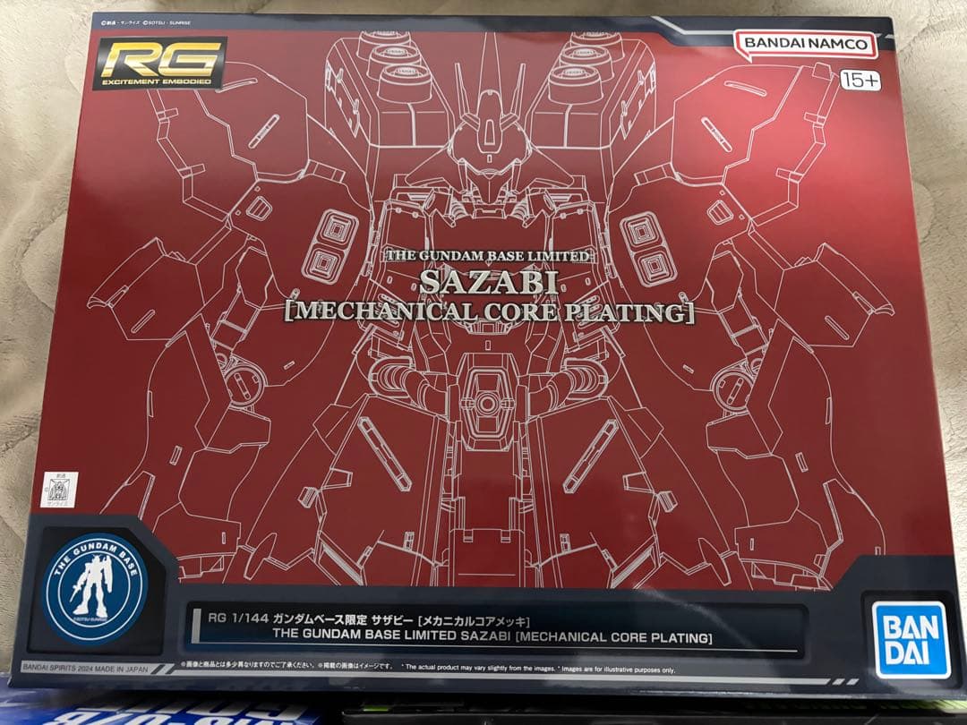 1/144 RGサザビーメカニカルコアメッキ MGグフクリア ユニコーン 3点