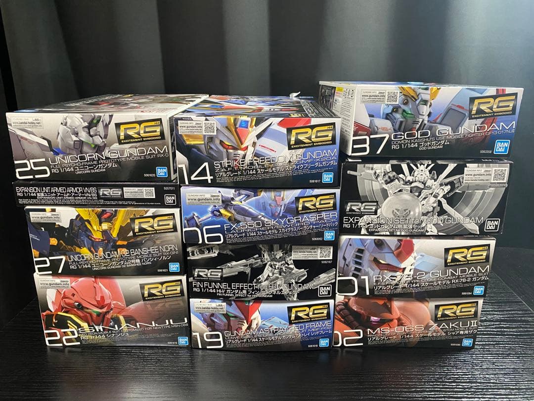 RGガンプラセット 12種まとめ売り RGガンプラセット 12種まとめ売り