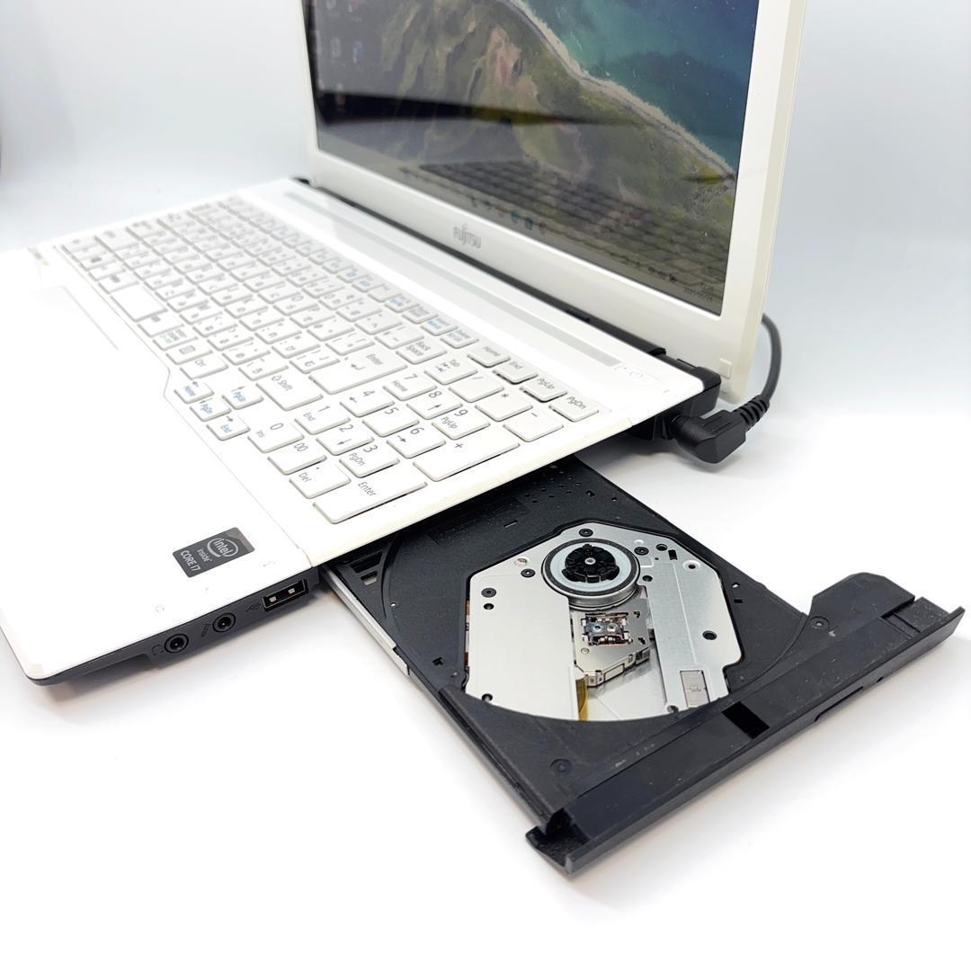 富士通 ノートパソコン Corei7 SSD オフィス付き Win11 A11