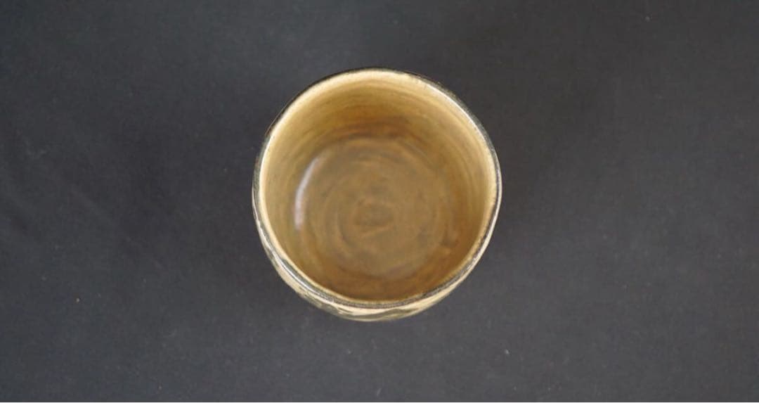 美濃乾山窯 初代 水野秋艸 作 乾山省銘 山水画賛 茶碗 共箱