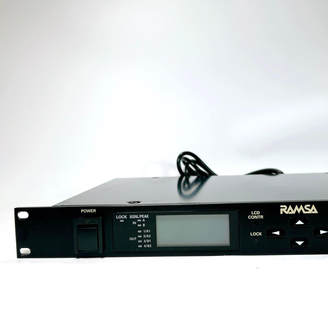 【美品】RAMSA デジタルマルチイコライザー WZ-DM35 2way②