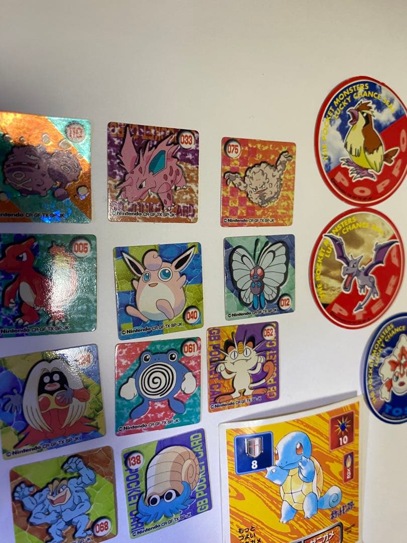 ポケモン ブロスカード ミニカードシール他 19枚セット - メルカリ