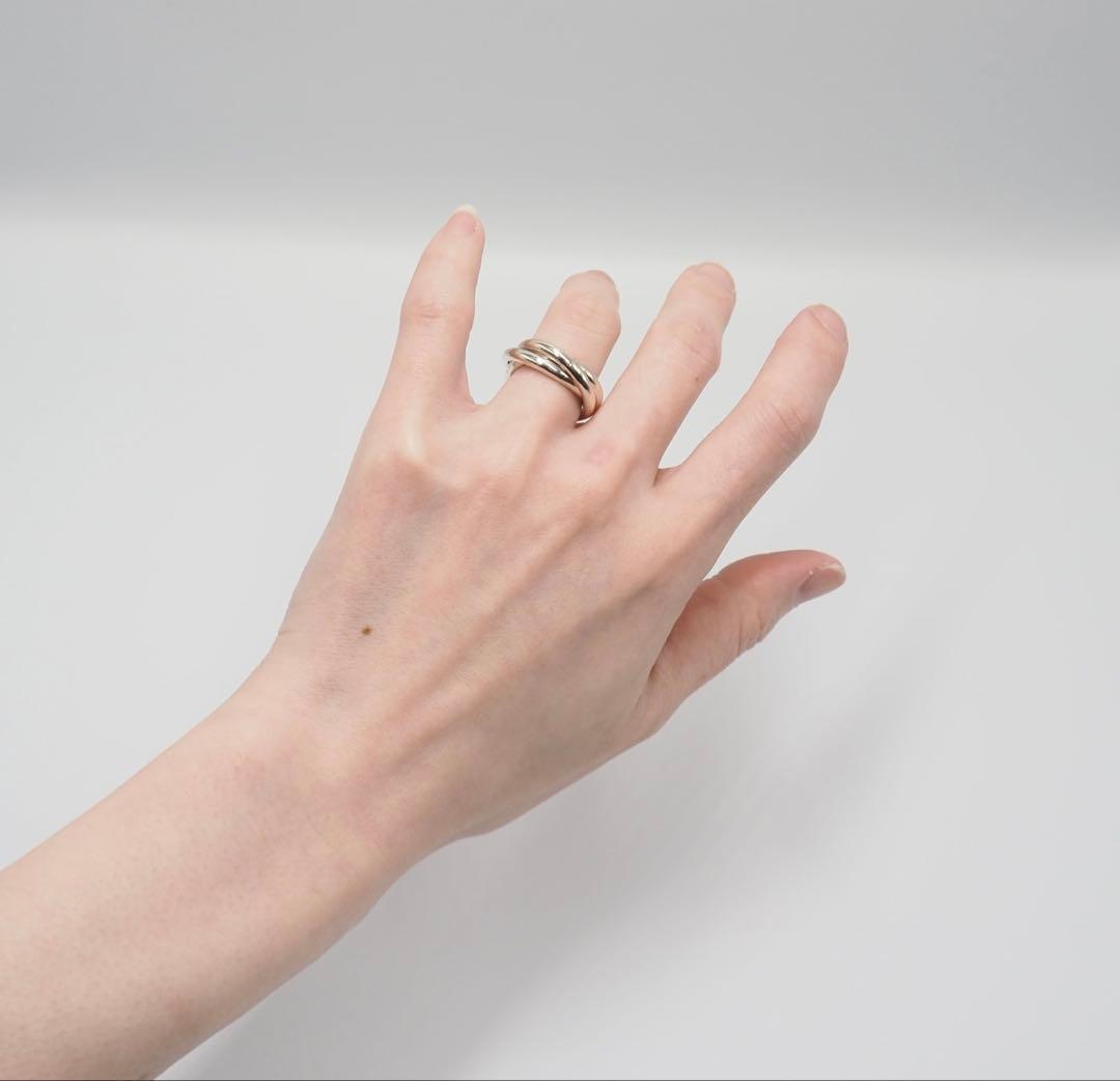 ティファニー 3連リング シルバー 13.5号 正規品