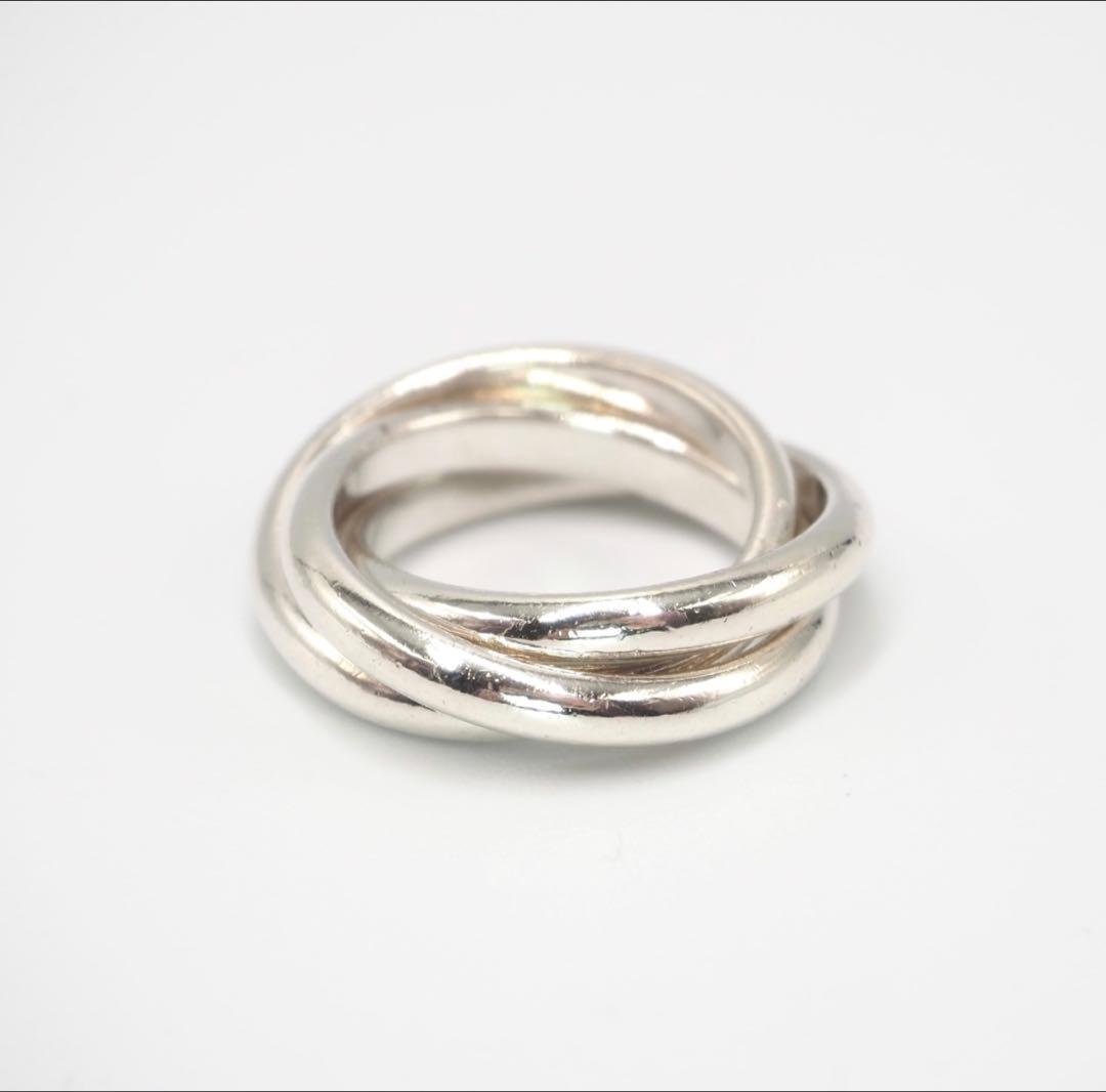 ティファニー 3連リング シルバー 13.5号 正規品