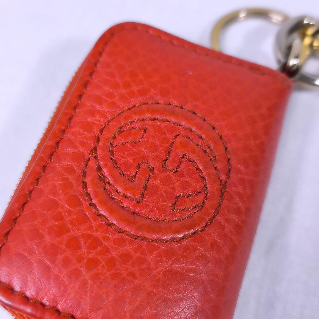 GUCCI　グッチ　インターロッキングG　キーホルダー付　ケース　ソーホー