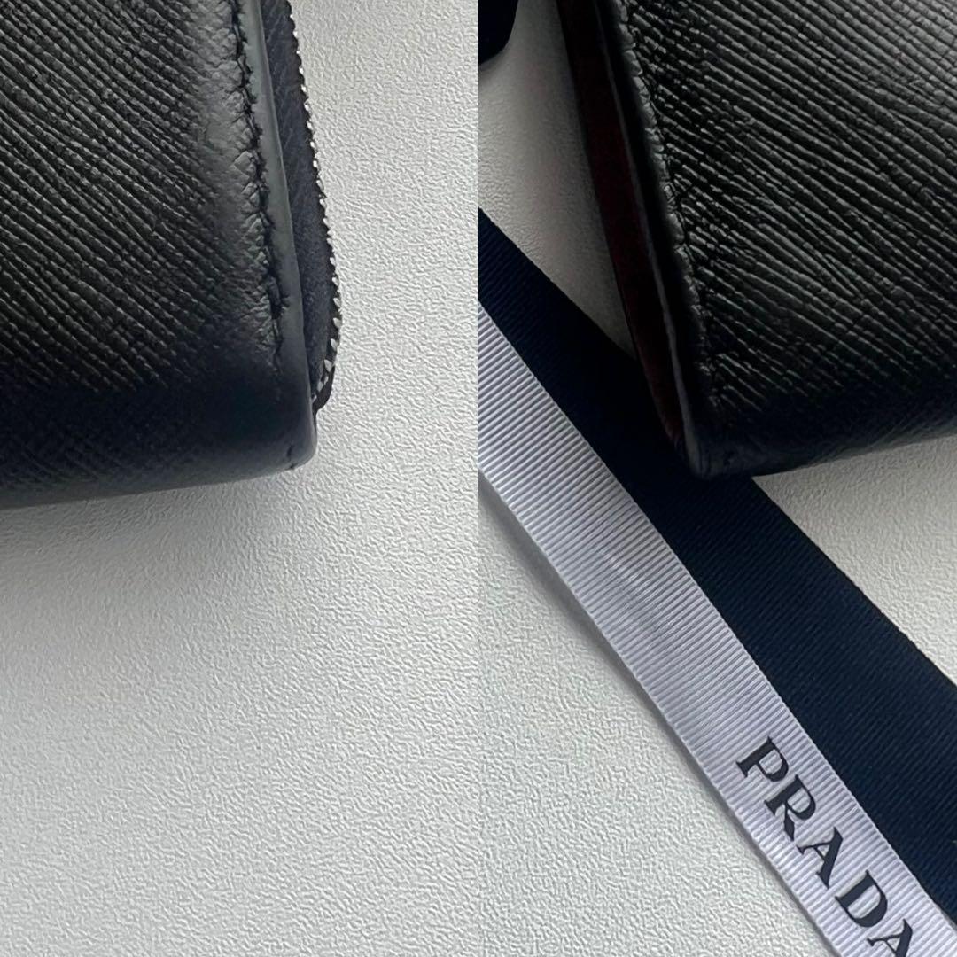 310 美品 PRADA プラダ 小銭入れ 財布 L字ファスナー