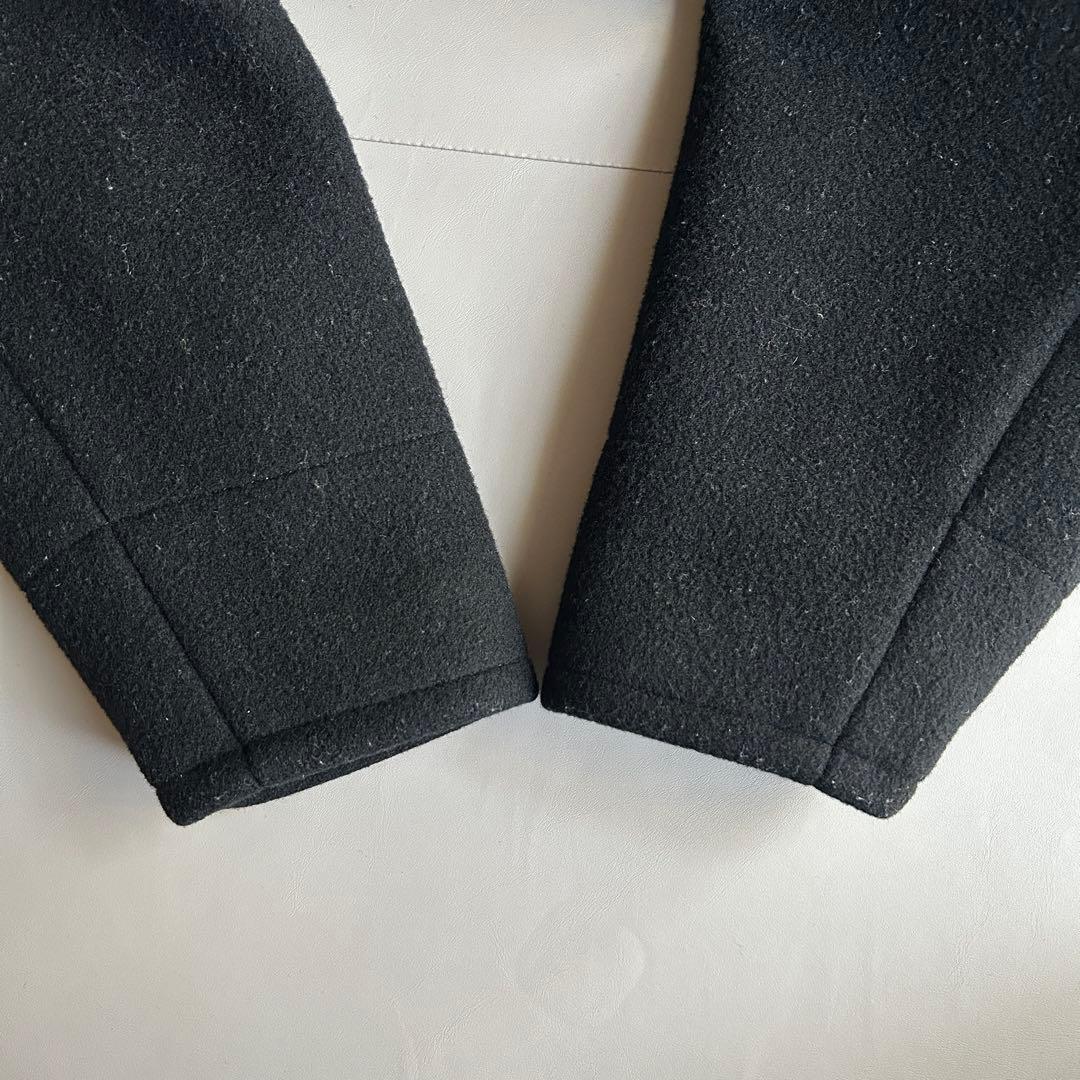 HYKE メルトンウール 比翼チェスターコート ブラック サイズ1 - メルカリ