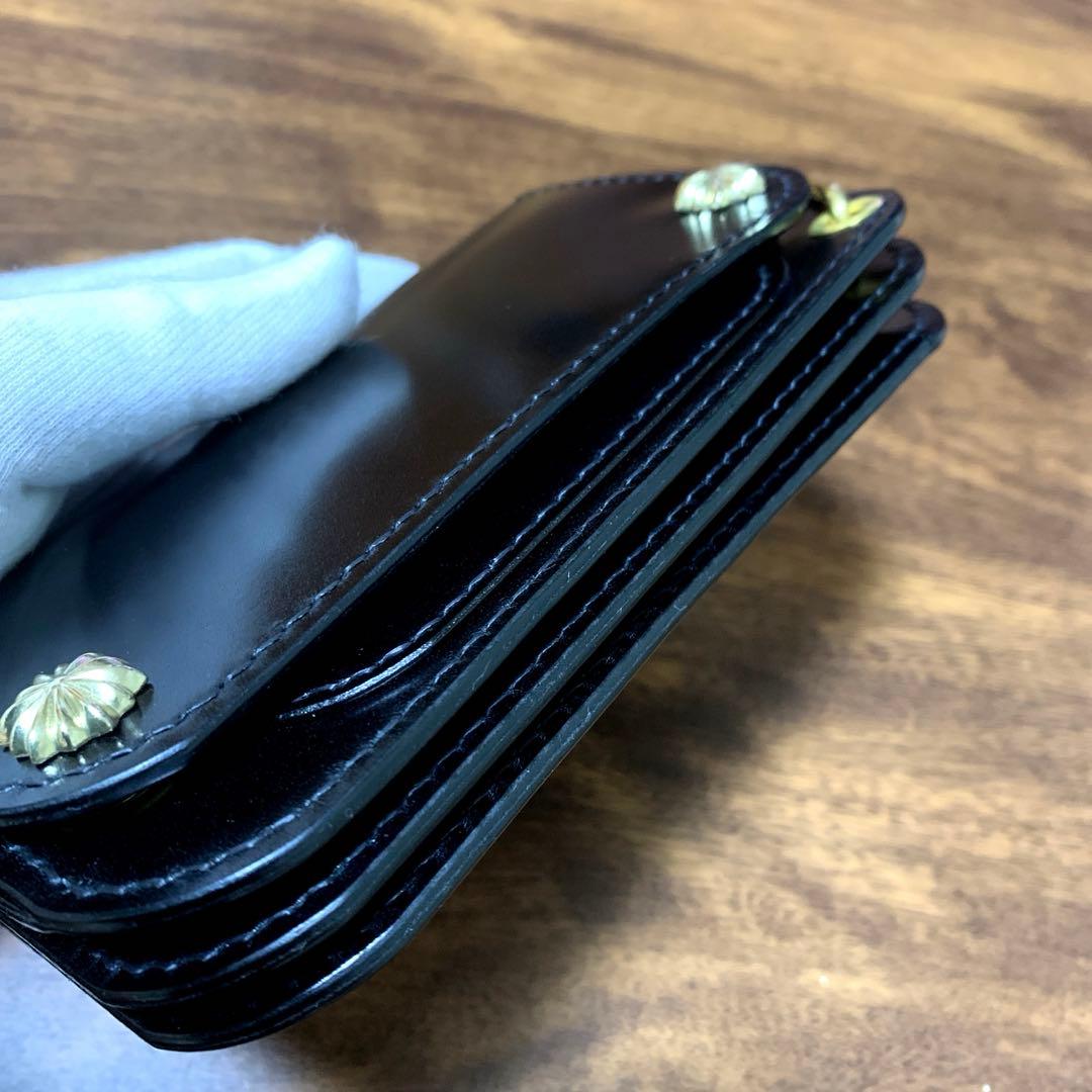 トラッカーウォレット　ミドル　新喜皮革　フルコードバン