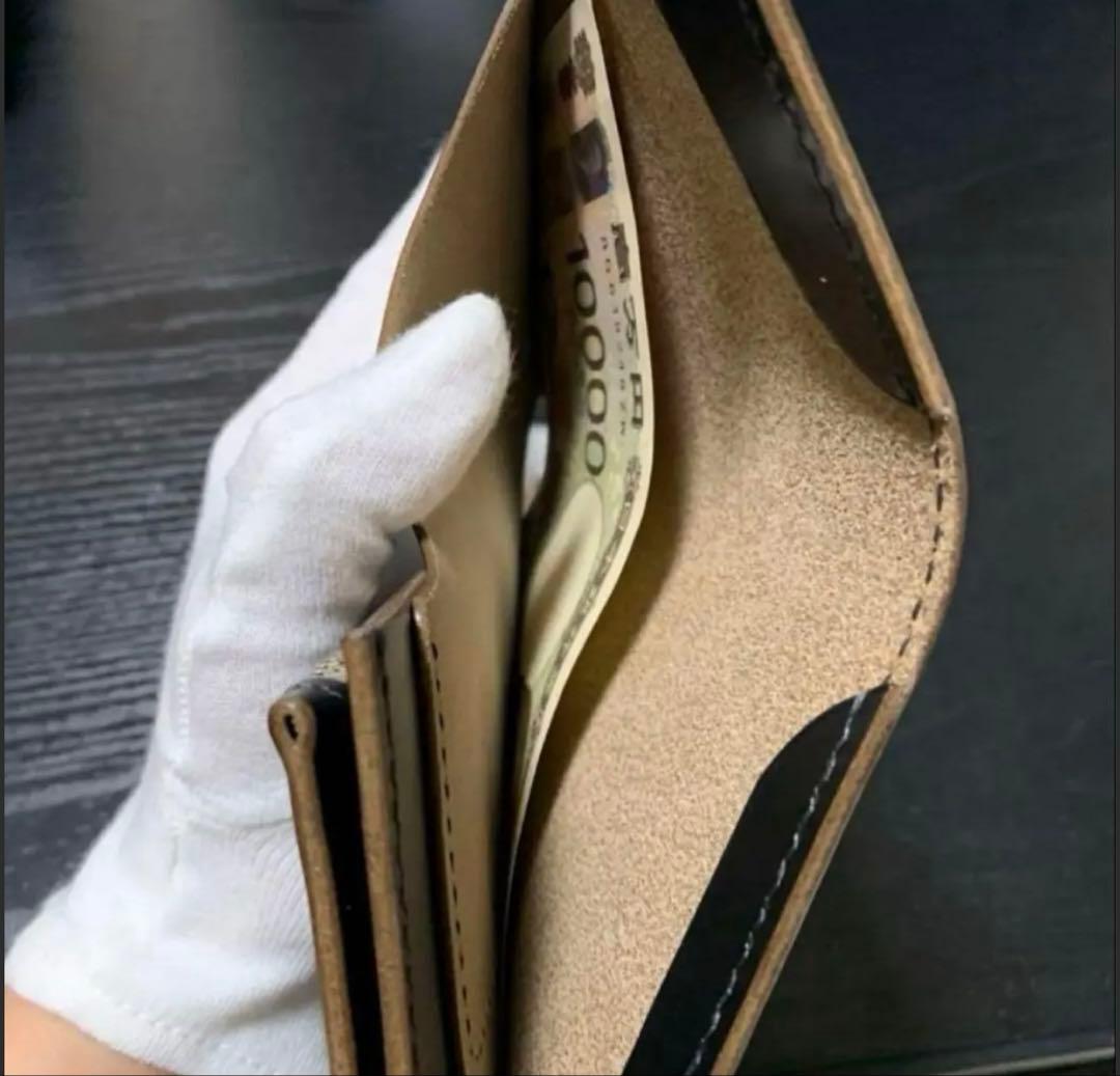 トラッカーウォレット　ミドル　新喜皮革　フルコードバン