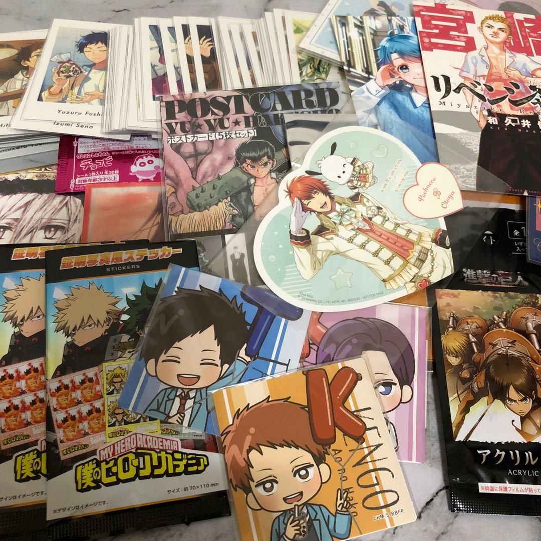 アニメ　マンガ　キャラクター　紙類　紙系　紙雑貨　大量　カード　薄物　まとめ売り