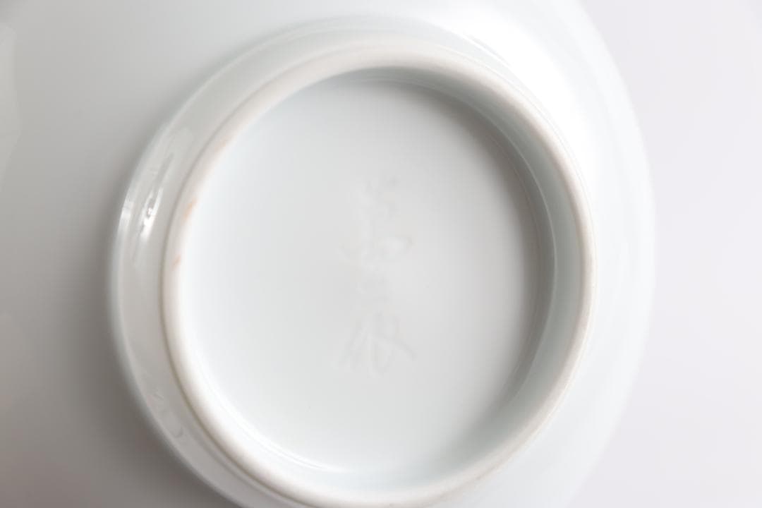 人間国宝 井上萬二 白磁花形花器 共箱 鉢