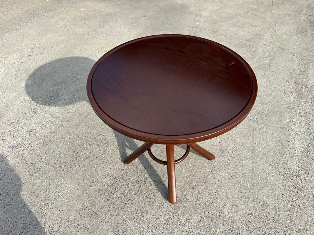 大塚家具 秋田木工 ダイニングテーブル（丸）「T-130」 ナラ材／ブナ