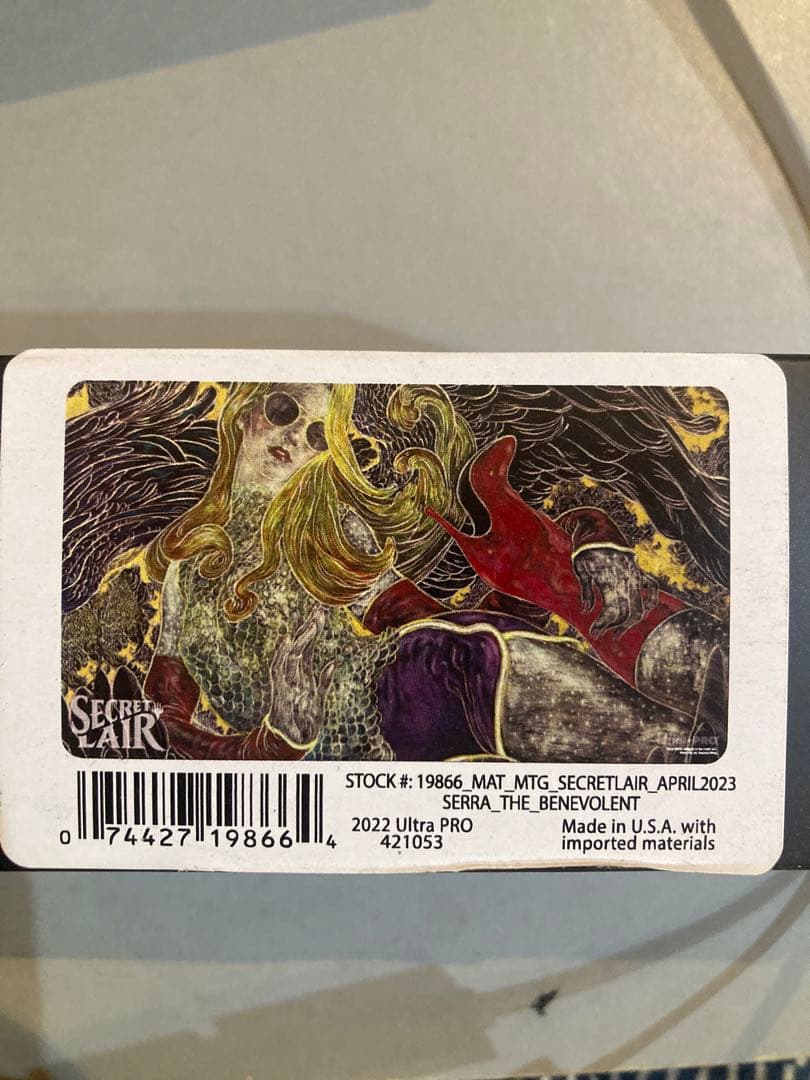 未使用】MTG慈悲深きセラ小型プレイマット