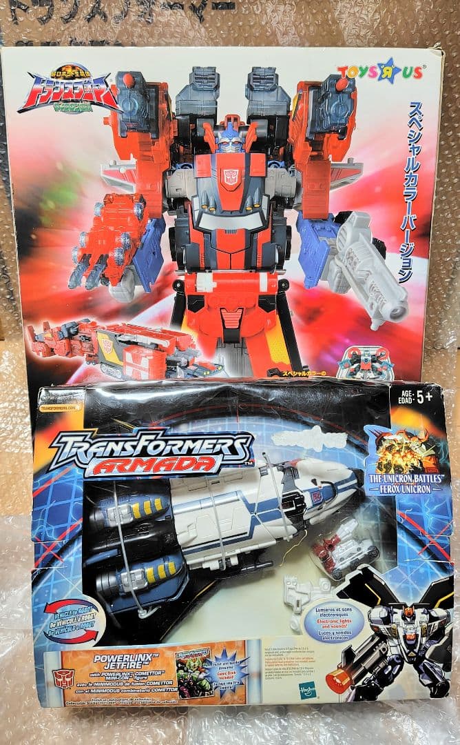 未開封 マグナコンボイ ジェットファイヤー マイクロン伝説 トランスフォーマー